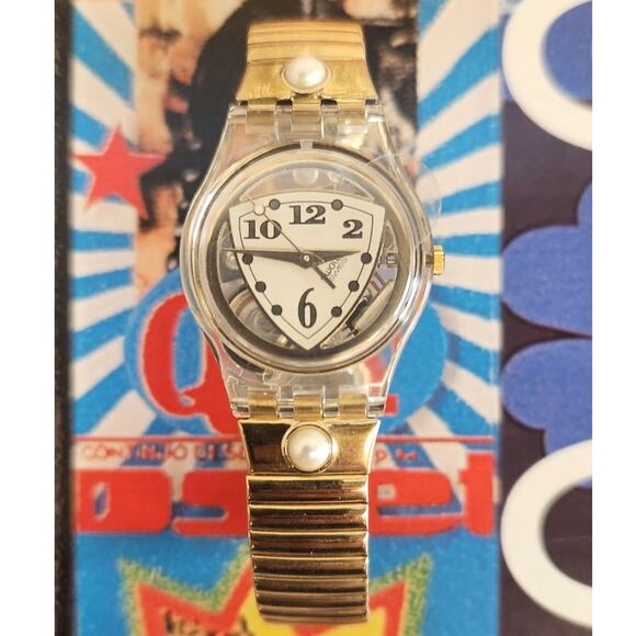 Swatch watch PREMIERE LK151 1995 Standard Ladies New Old stock - Picture 2 of 7